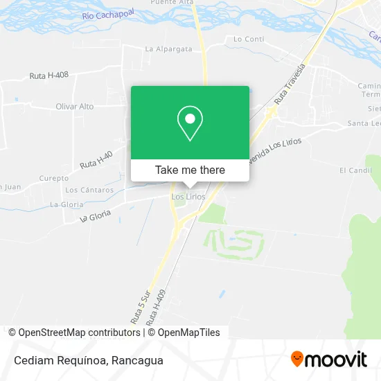 Cediam Requínoa map