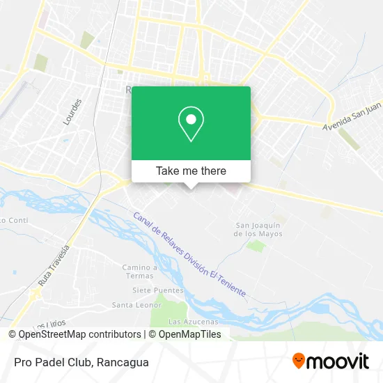 Pro Padel Club map