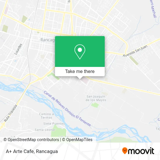 A+ Arte Cafe map