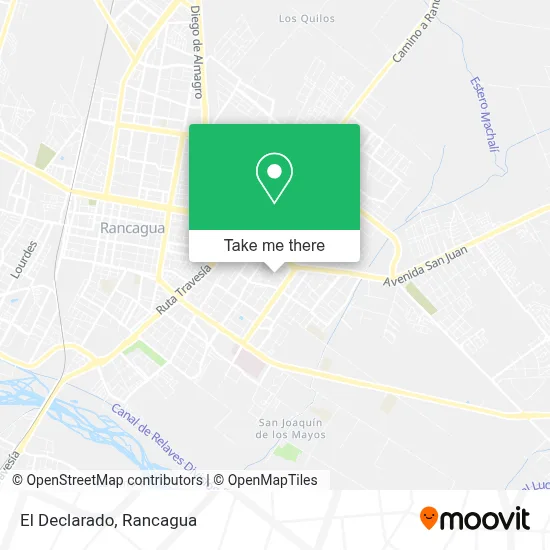 Mapa de El Declarado