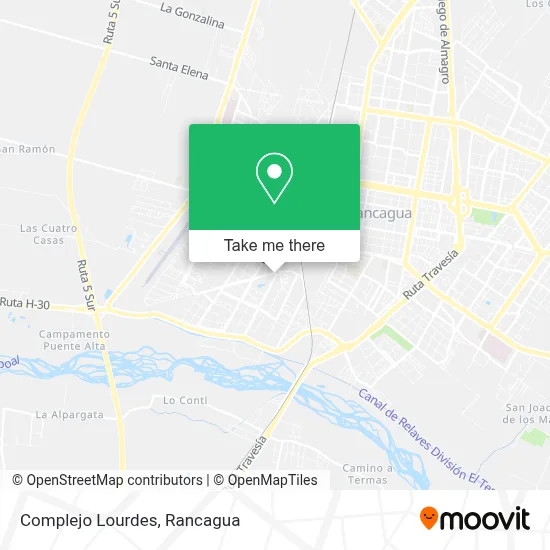 Complejo Lourdes map