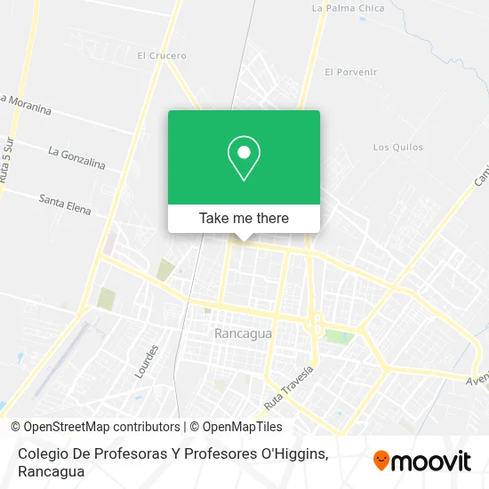 Colegio De Profesoras Y Profesores O'Higgins map