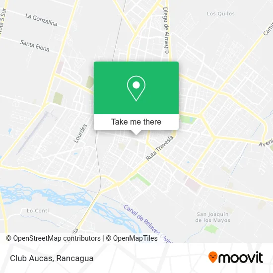 Club Aucas map