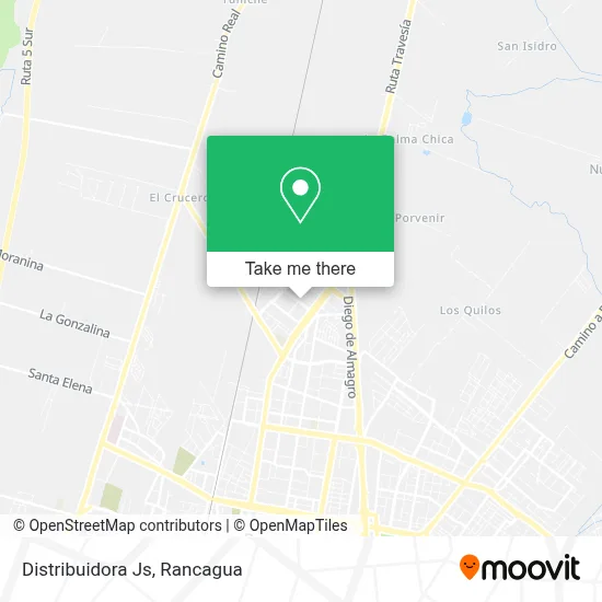 Mapa de Distribuidora Js