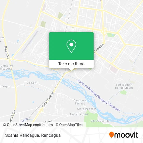 Scania Rancagua map