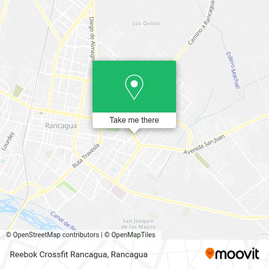 Reebok Crossfit Rancagua map
