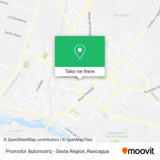 Promotor Automotriz - Sexta Region map
