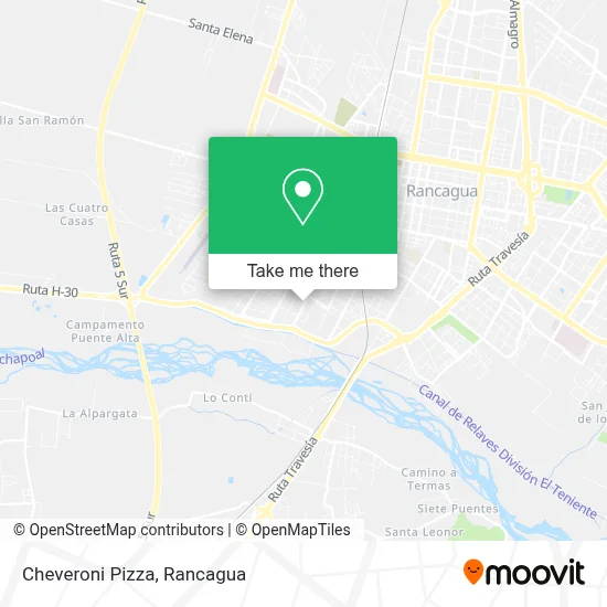 Cheveroni Pizza map
