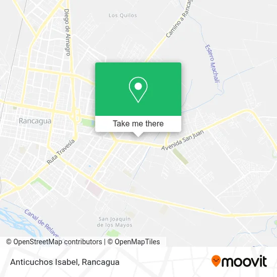Anticuchos Isabel map