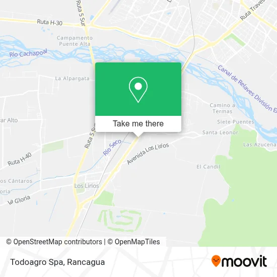Todoagro Spa map