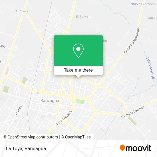 La Toya map