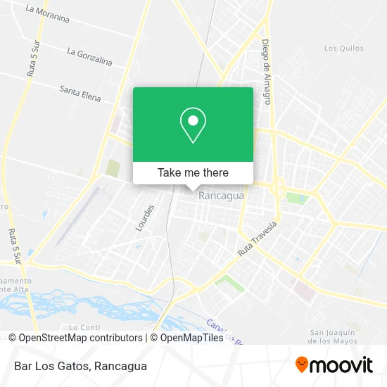 Bar Los Gatos map
