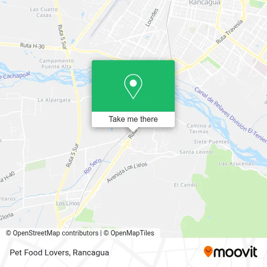 Pet Food Lovers map