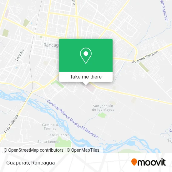 Guapuras map