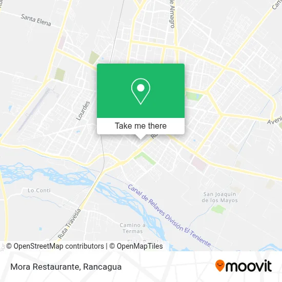 Mora Restaurante map