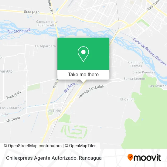 Chilexpress Agente Autorizado map