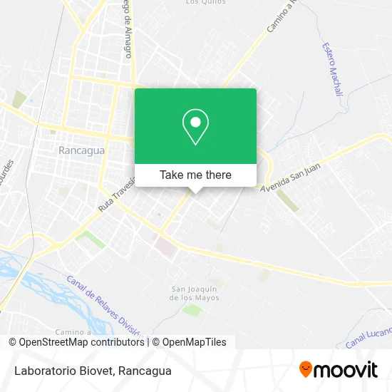 Laboratorio Biovet map