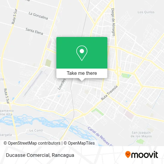 Ducasse Comercial map