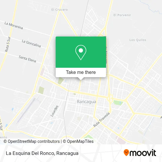 La Esquina Del Ronco map