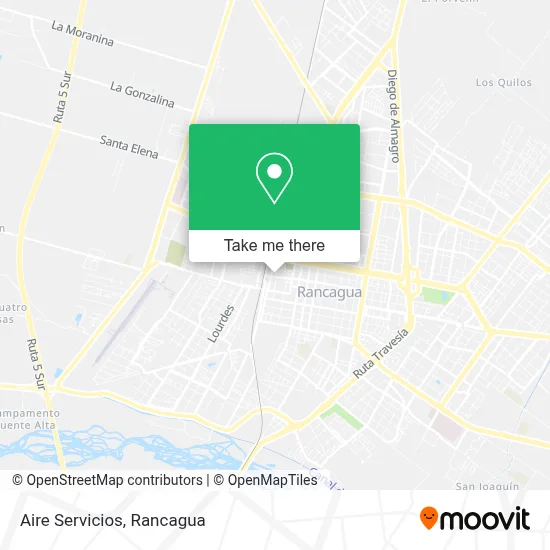 Aire Servicios map