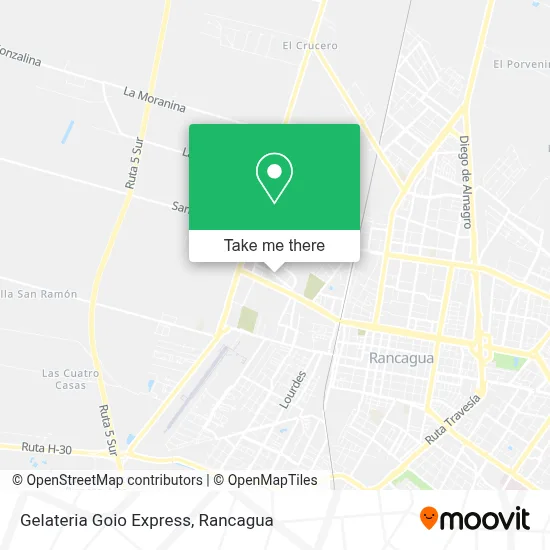 Gelateria Goio Express map