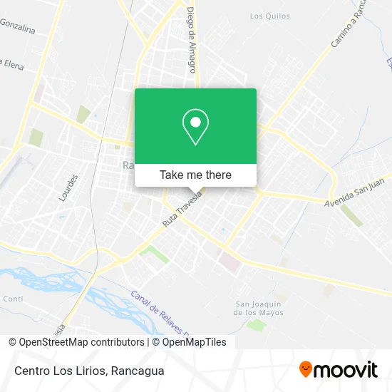 Centro Los Lirios map