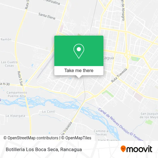 Botillerìa Los Boca Seca map