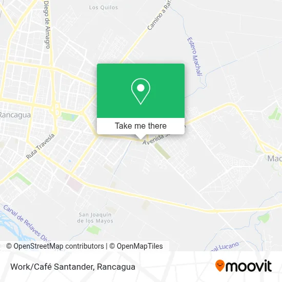 Work/Café Santander map