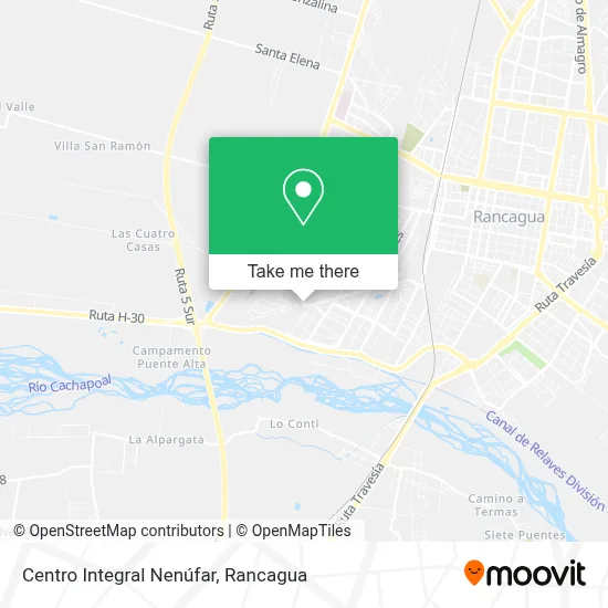 Centro Integral Nenúfar map