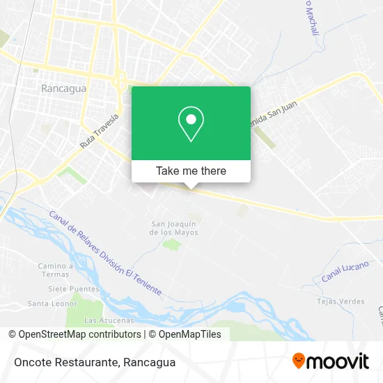 Oncote Restaurante map