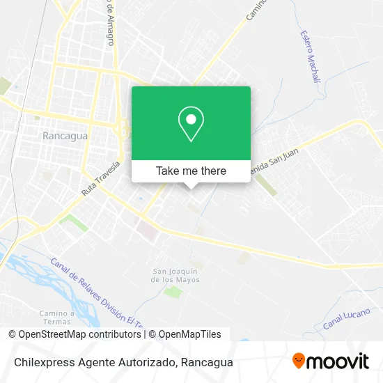 Chilexpress Agente Autorizado map