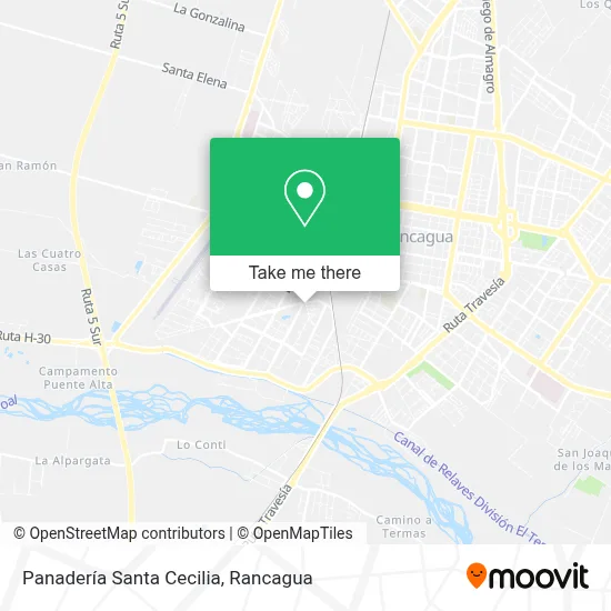 Panadería Santa Cecilia map