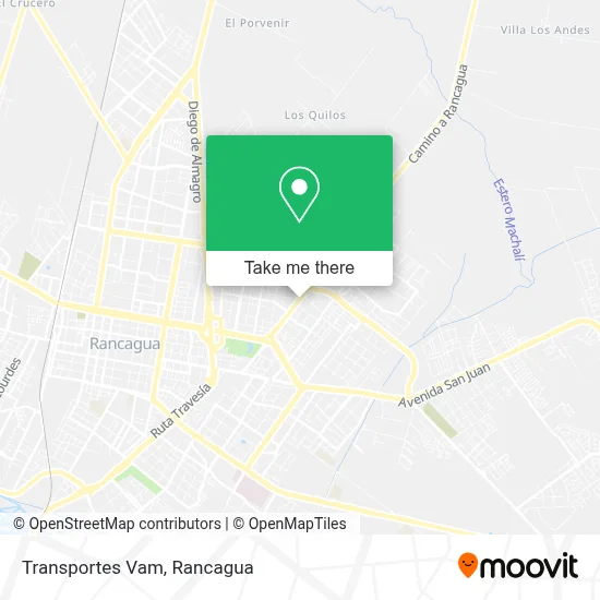 Transportes Vam map