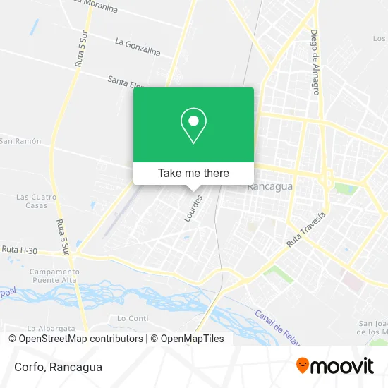 Corfo map