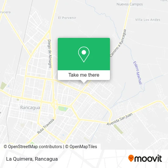La Quimera map