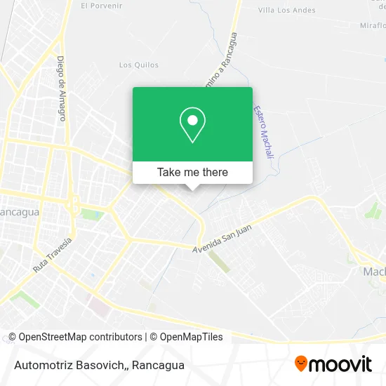 Automotriz Basovich, map