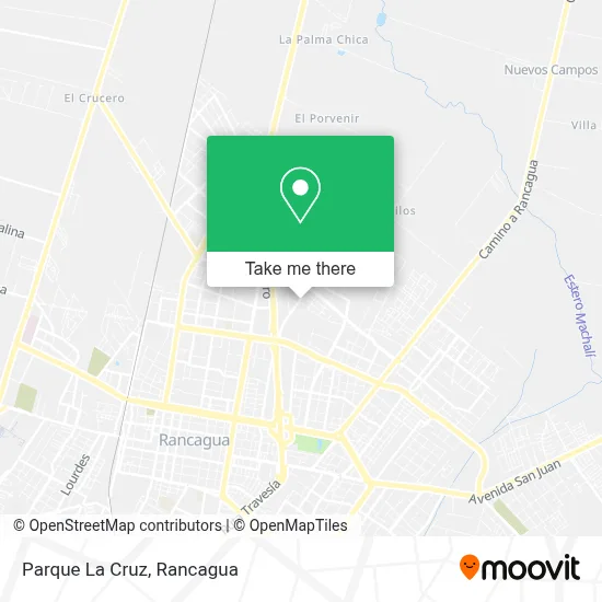 Parque La Cruz map