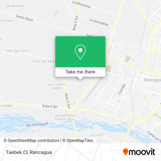 Taebek.Cl map