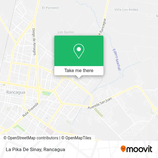 La Pika De Sinay map