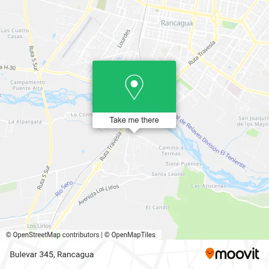 Bulevar 345 map