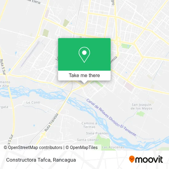 Mapa de Constructora Tafca