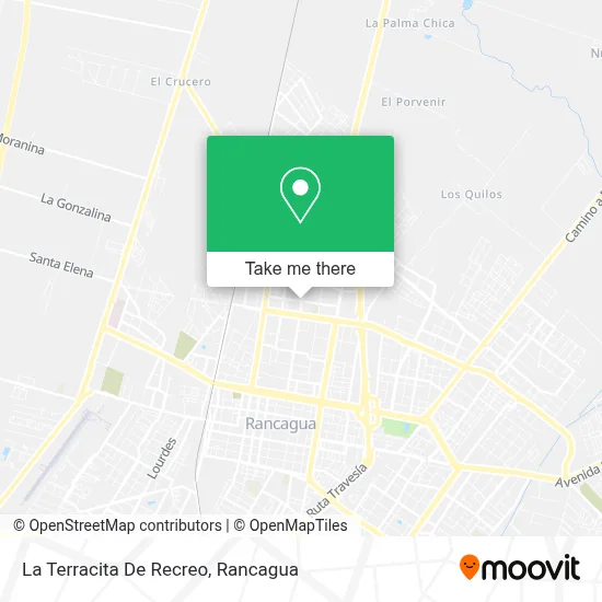 La Terracita De Recreo map