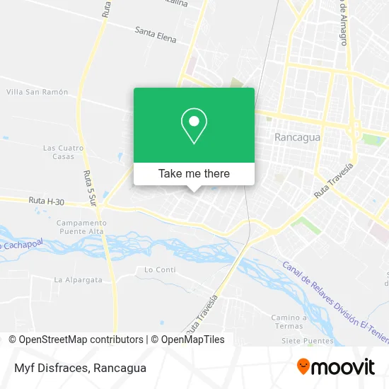 Myf Disfraces map