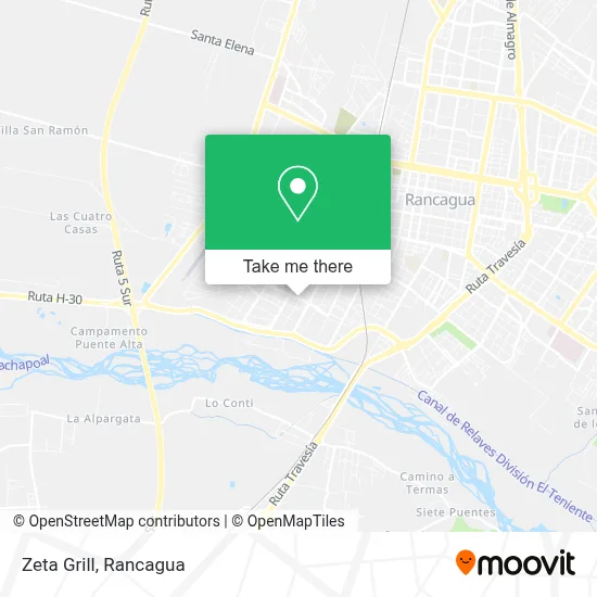 Zeta Grill map