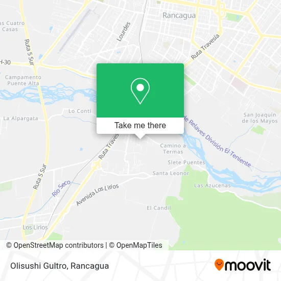 Olisushi Gultro map