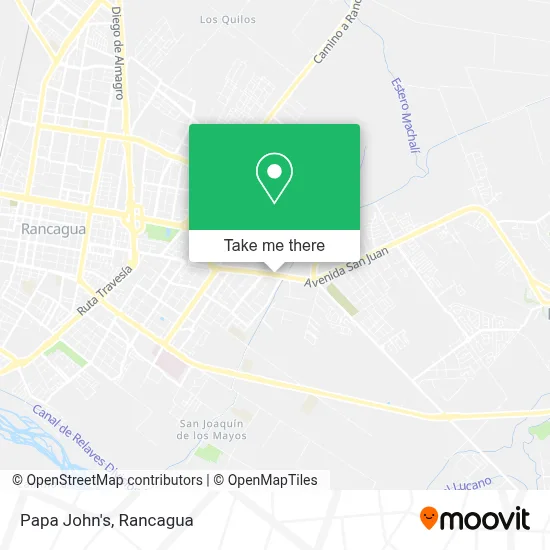Papa John's map