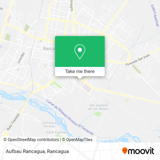 Aufbau Rancagua map