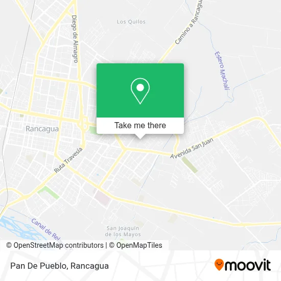 Pan De Pueblo map