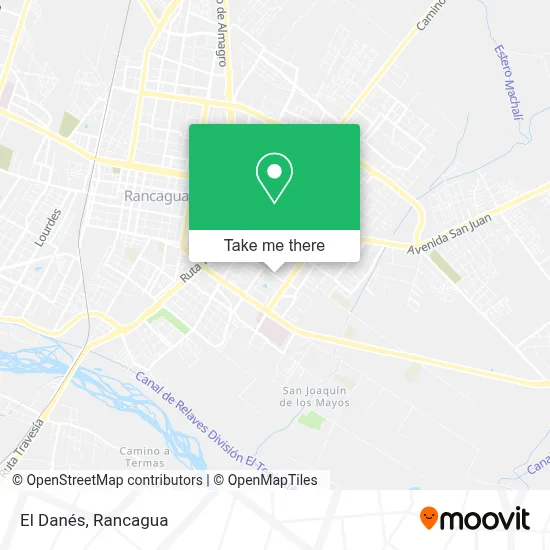El Danés map