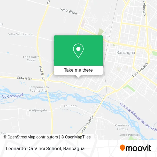 Leonardo Da Vinci School map